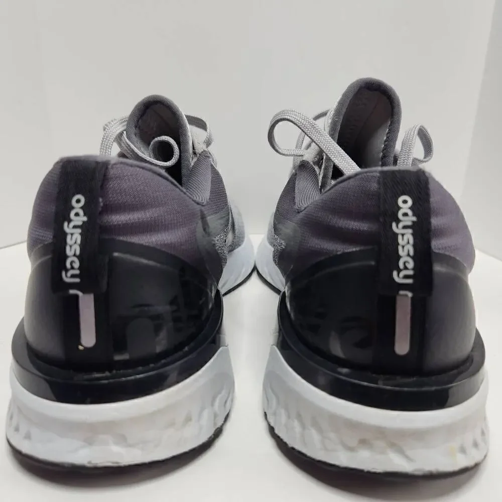 Nike Womens Odyssey React Running Shoes AO9820-003 Size 10 Gray Black